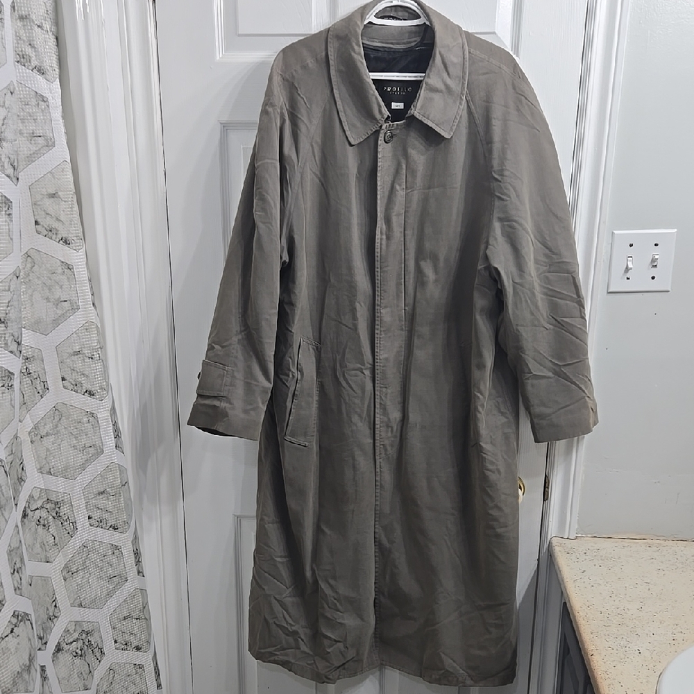 PROFILO STUDIO Men's Gray Overcoat